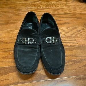 Salvatore Ferragamo Suede Loafers